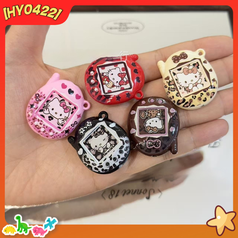 Phone Accessories Beads - Acrylic Cute Kt Cat Leopard Print