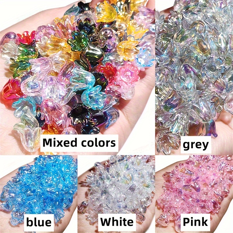 Phone Accessories Beads - 330pcs 10mm AB Colorful Acrylic Flashy