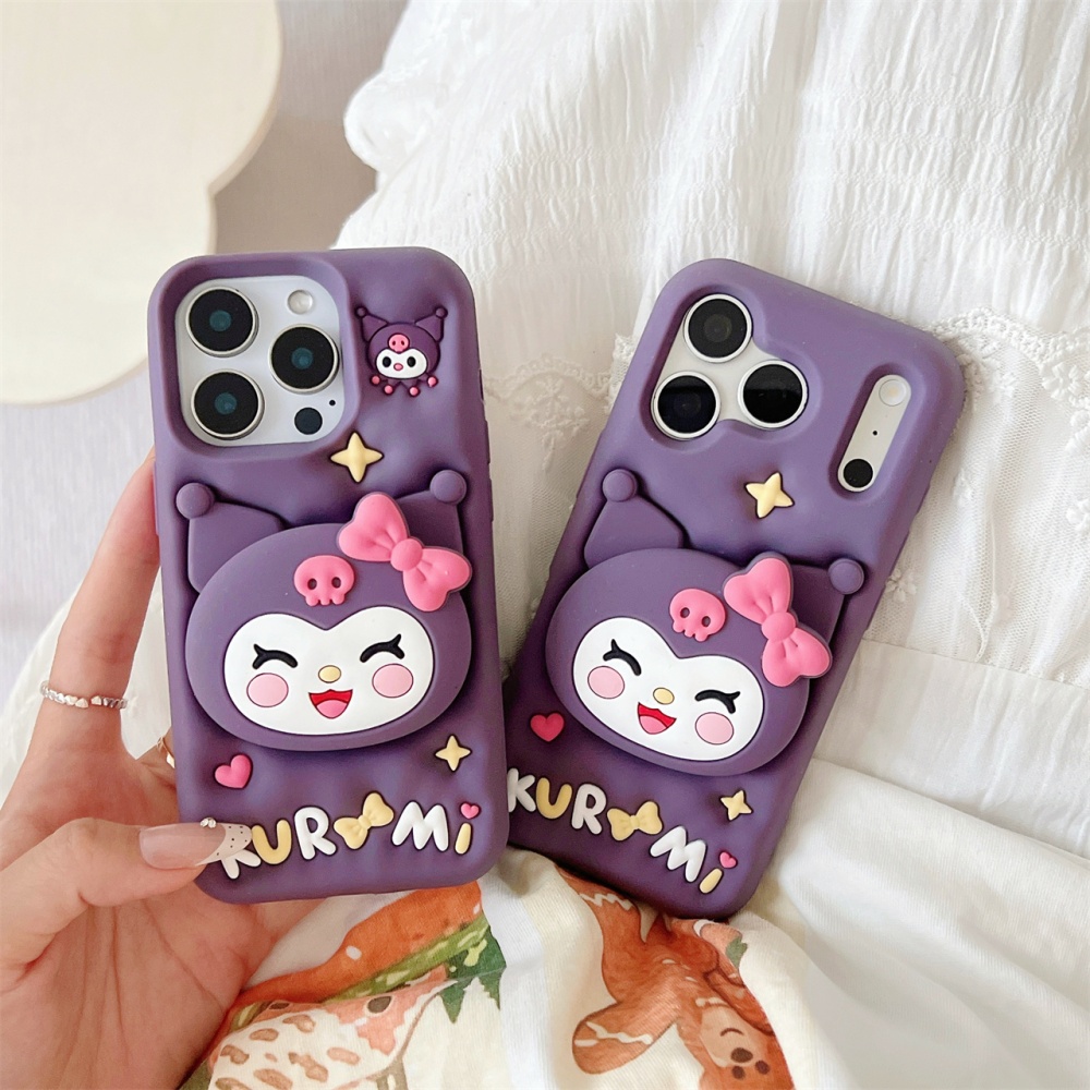 Phone Accessories Are - Cartoon Sanrio Cute 3D Cartoon Kuromi