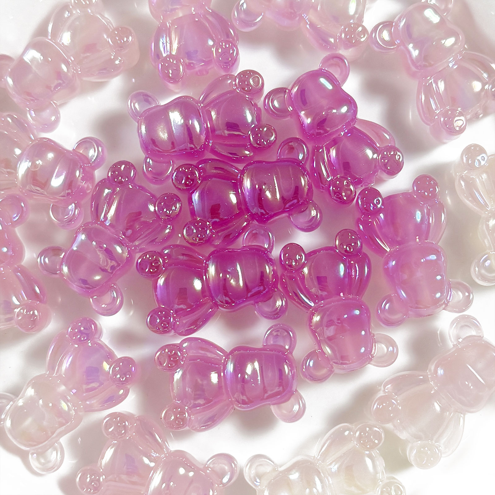 Phone Accessories Beads - Color Changing Cute Bear Beads For