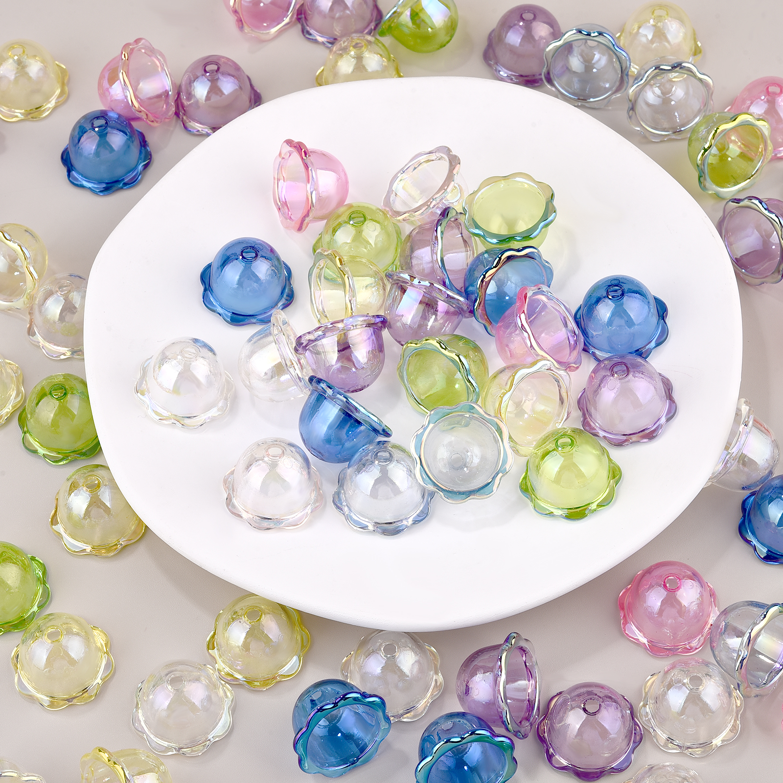 Glitter Wind Bell Spacer Jelly - Phone Accessories Beads ulasan dan harga