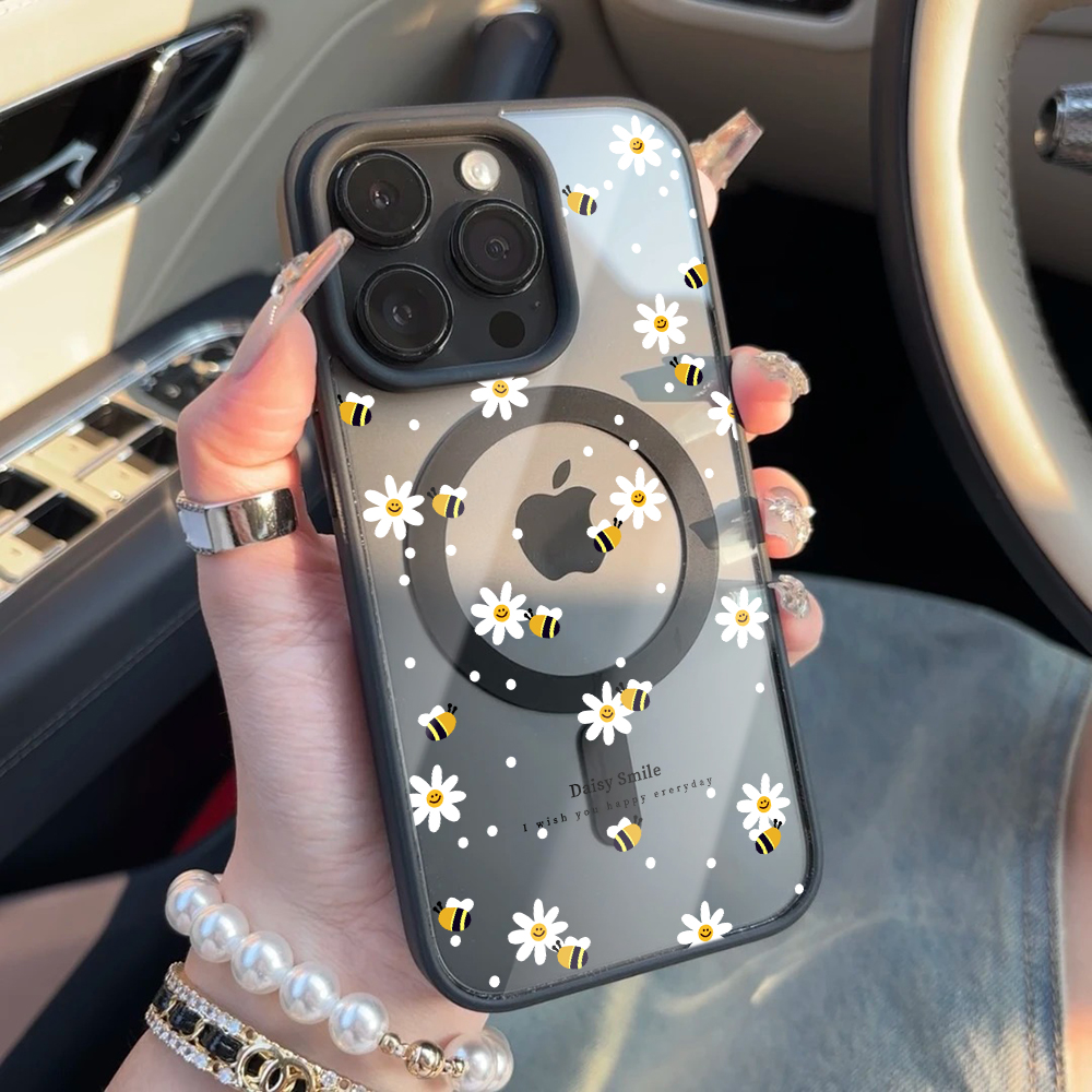 Fresh Daisy Bee Phone Case For - Magnetic Phone Case ulasan dan harga
