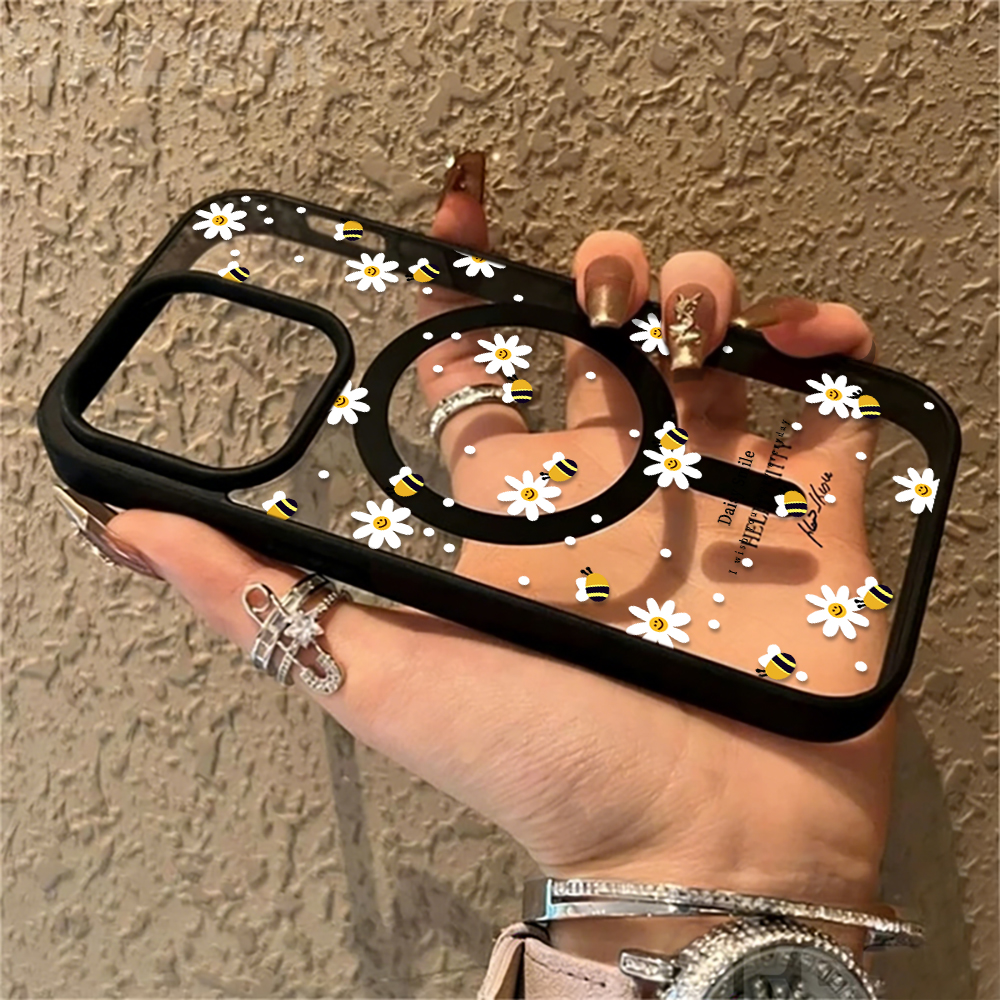 Fresh Daisy Bee Phone Case For - Magnetic Phone Case ulasan dan harga