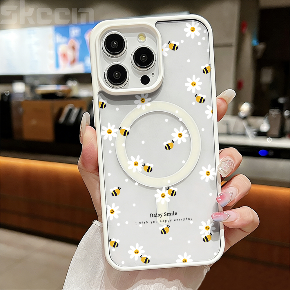 Fresh Daisy Bee Phone Case For - Magnetic Phone Case ulasan dan harga