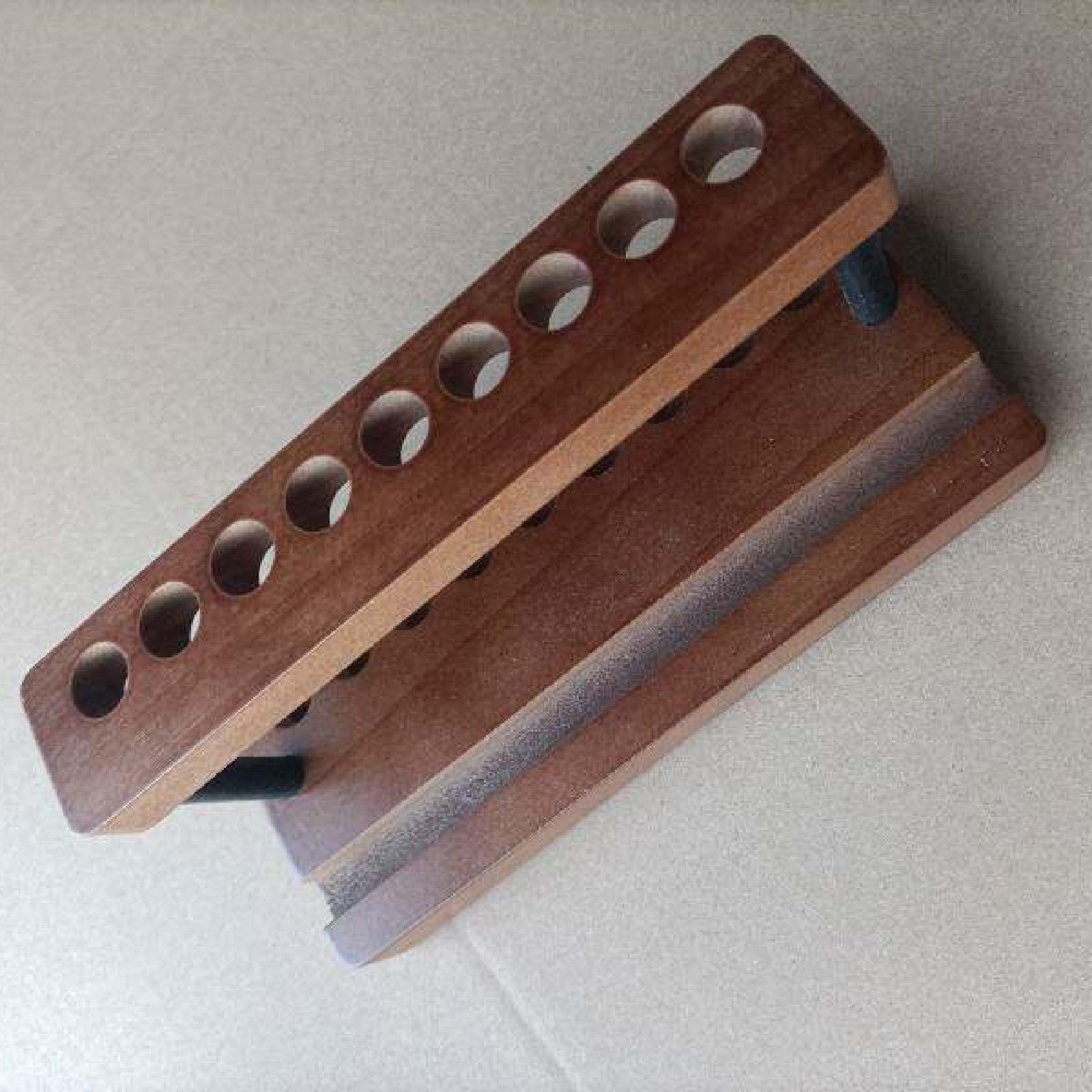 Wooden Pen Stand Desk Organize - Phone Accessories Rack Display ulasan dan harga