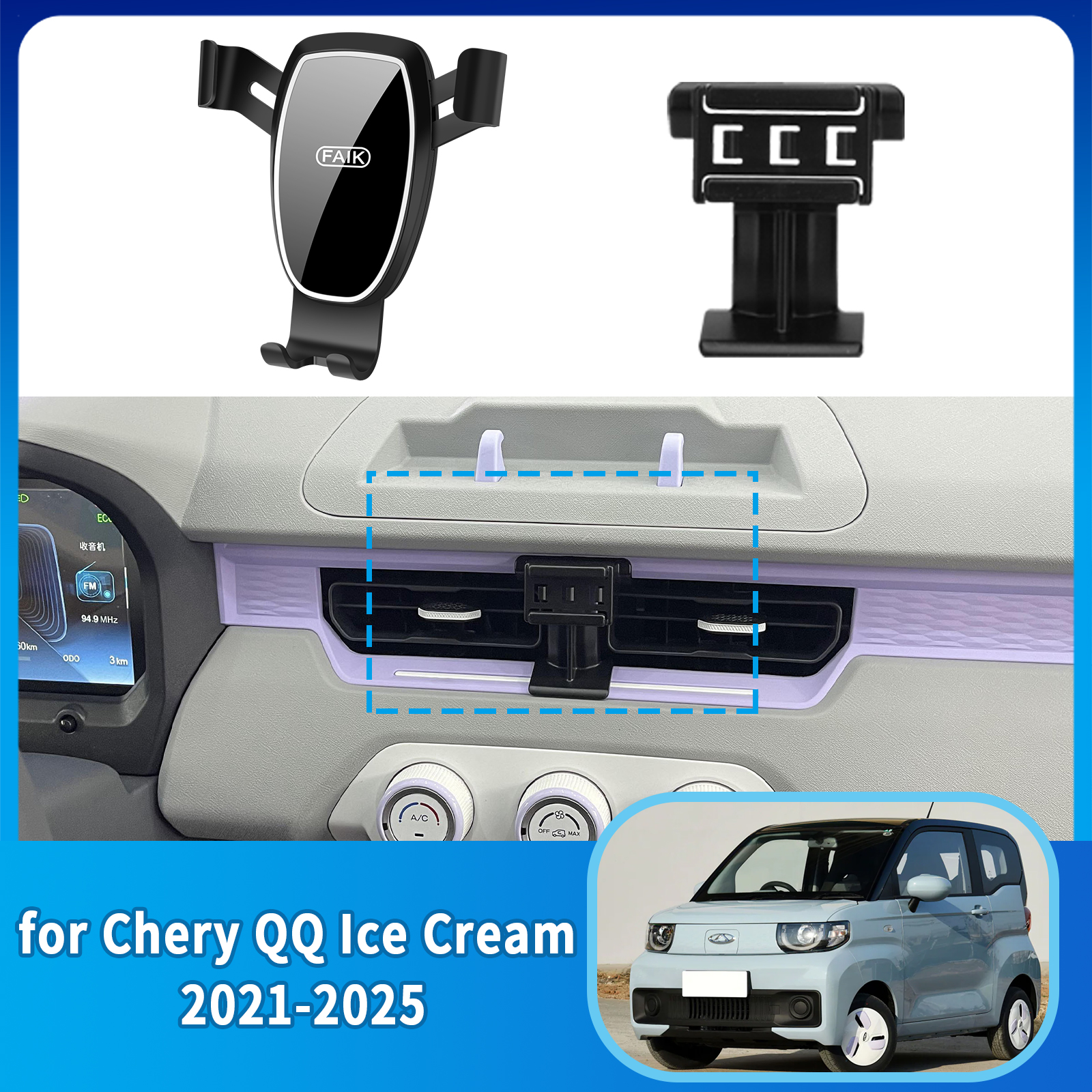 Car Mobile Phone Holder GPS Br - Qq Phone Accessories ulasan dan harga