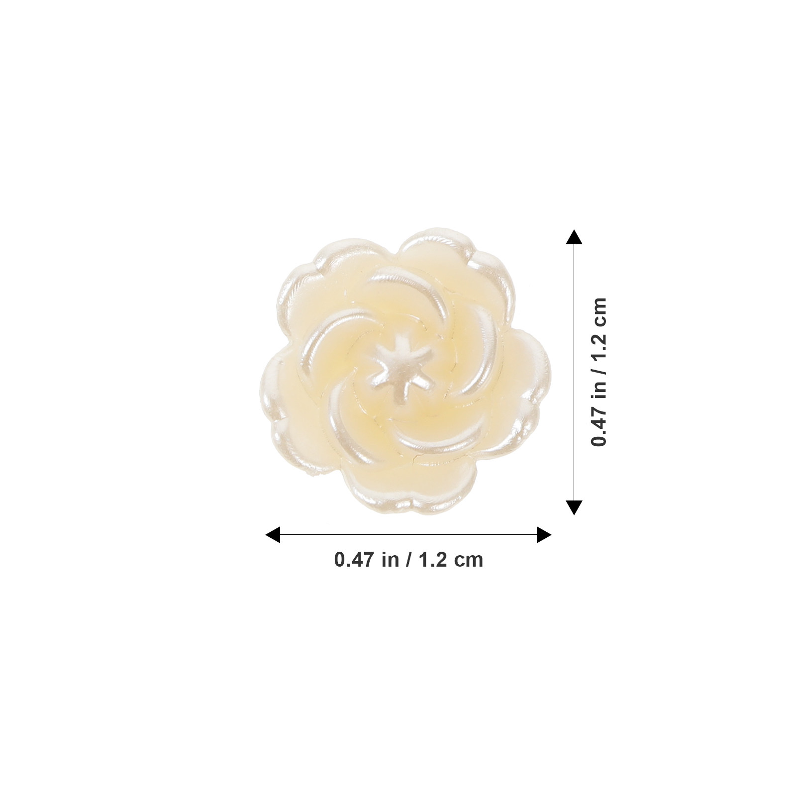 100Pcs Resin Rose Charms Handc - Phone Accessories Beads ulasan dan harga