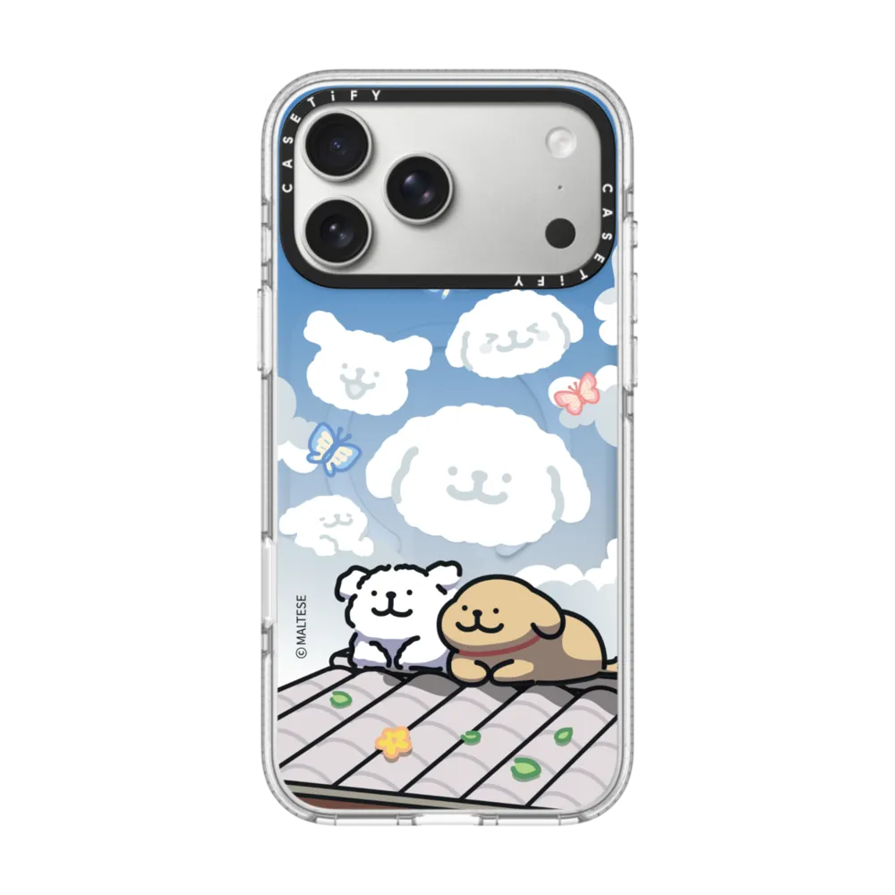 CASETiFY MAltese Line Dog Art  - Magnetic Phone Case ulasan dan harga