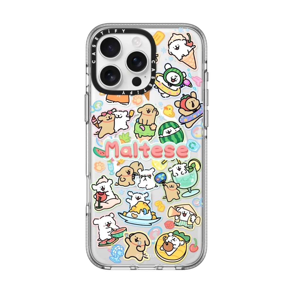 CASETiFY MAltese Line Dog Art  - Magnetic Phone Case ulasan dan harga