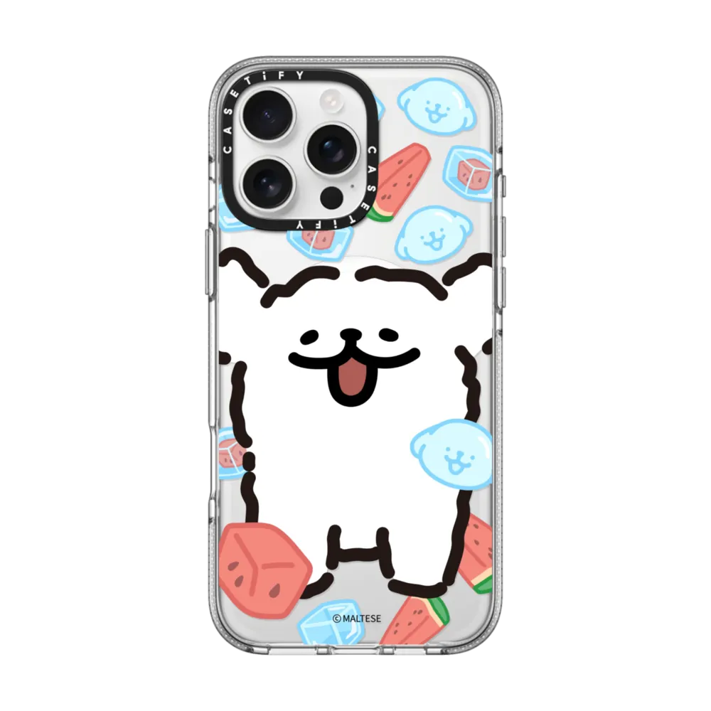 CASETiFY MAltese Line Dog Art  - Magnetic Phone Case ulasan dan harga