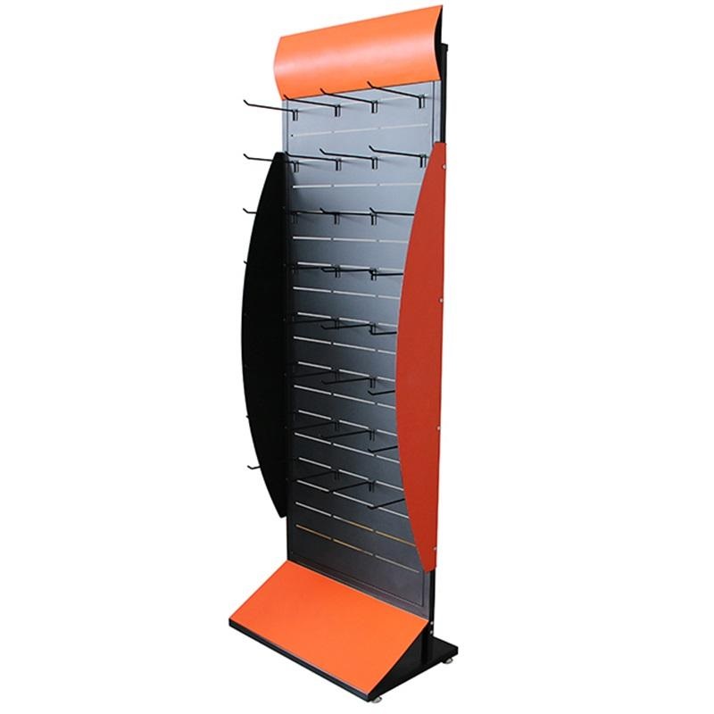 Customized Modern Metal Slatwa - Phone Accessories Rack Display ulasan dan harga