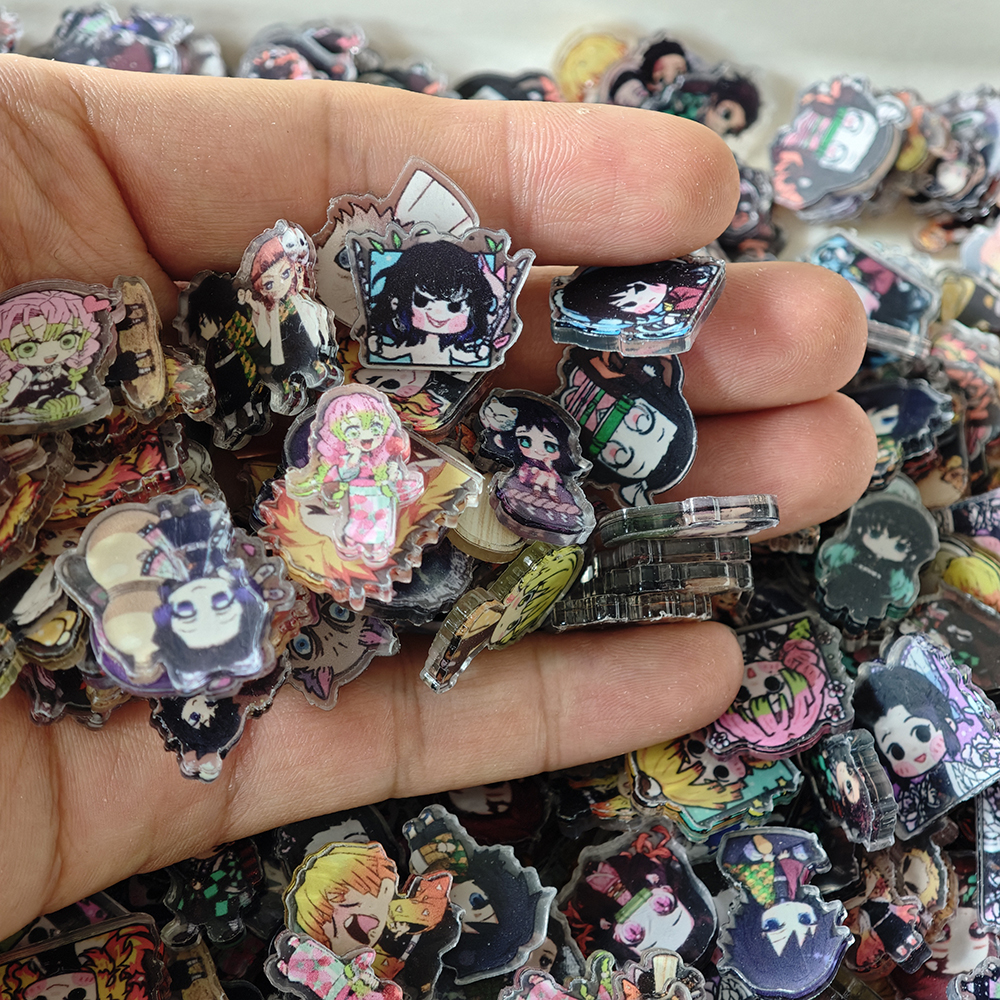 50pcs/set Demon Slayer Anime R - Phone Accessories Demon Slayer ulasan dan harga