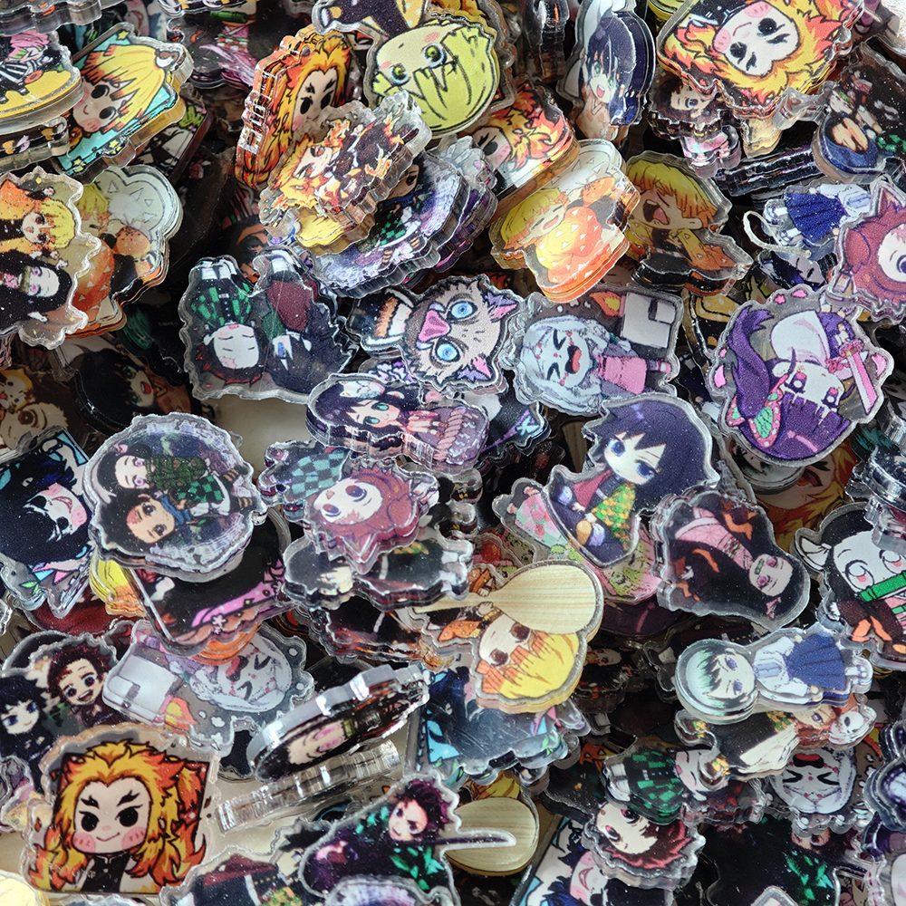 50pcs/set Demon Slayer Anime R - Phone Accessories Demon Slayer ulasan dan harga