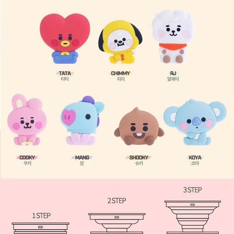 BT21 Koya RJ Shooky Mang Chimm - Phone Accessories Crochet ulasan dan harga