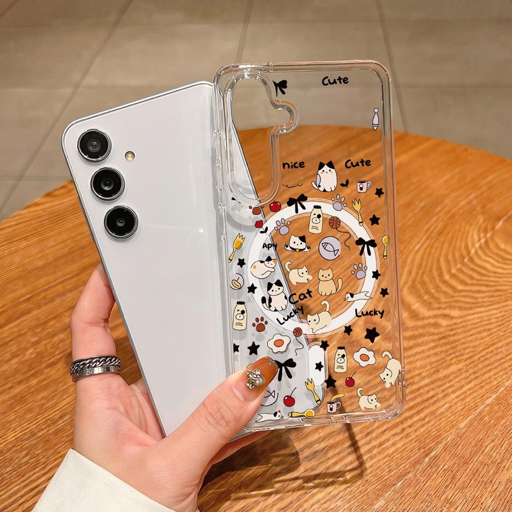 Cute Cat Magnetic Phone Case F - Magnetic Phone Case ulasan dan harga