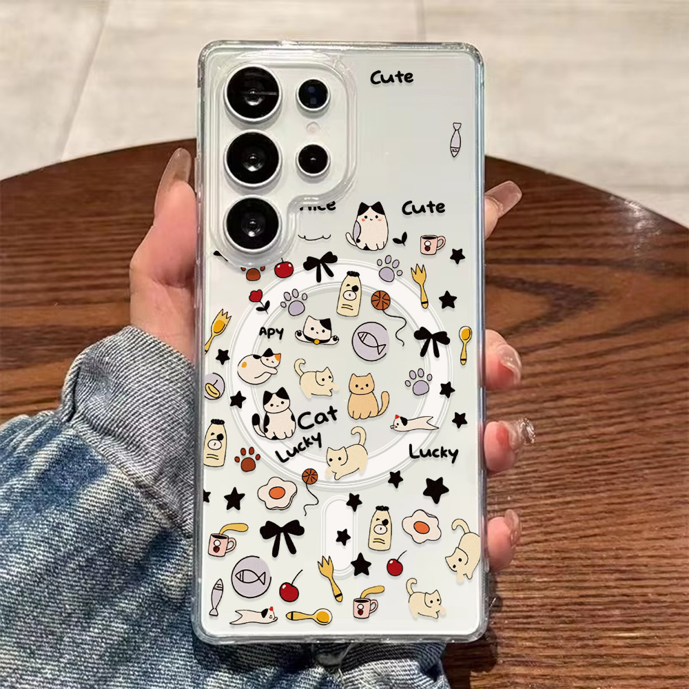Cute Cat Magnetic Phone Case F - Magnetic Phone Case ulasan dan harga