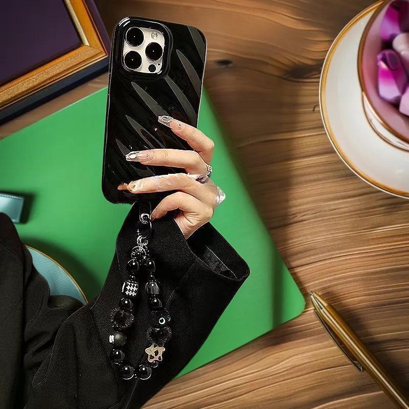 Niche high-end black plush cat - Phone Accessories Crochet ulasan dan harga