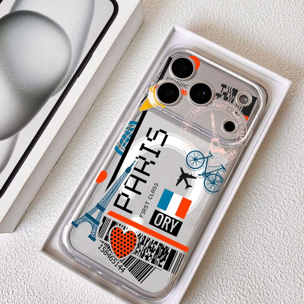 Plane Travel Ticket france Pho - Magnetic Phone Case ulasan dan harga
