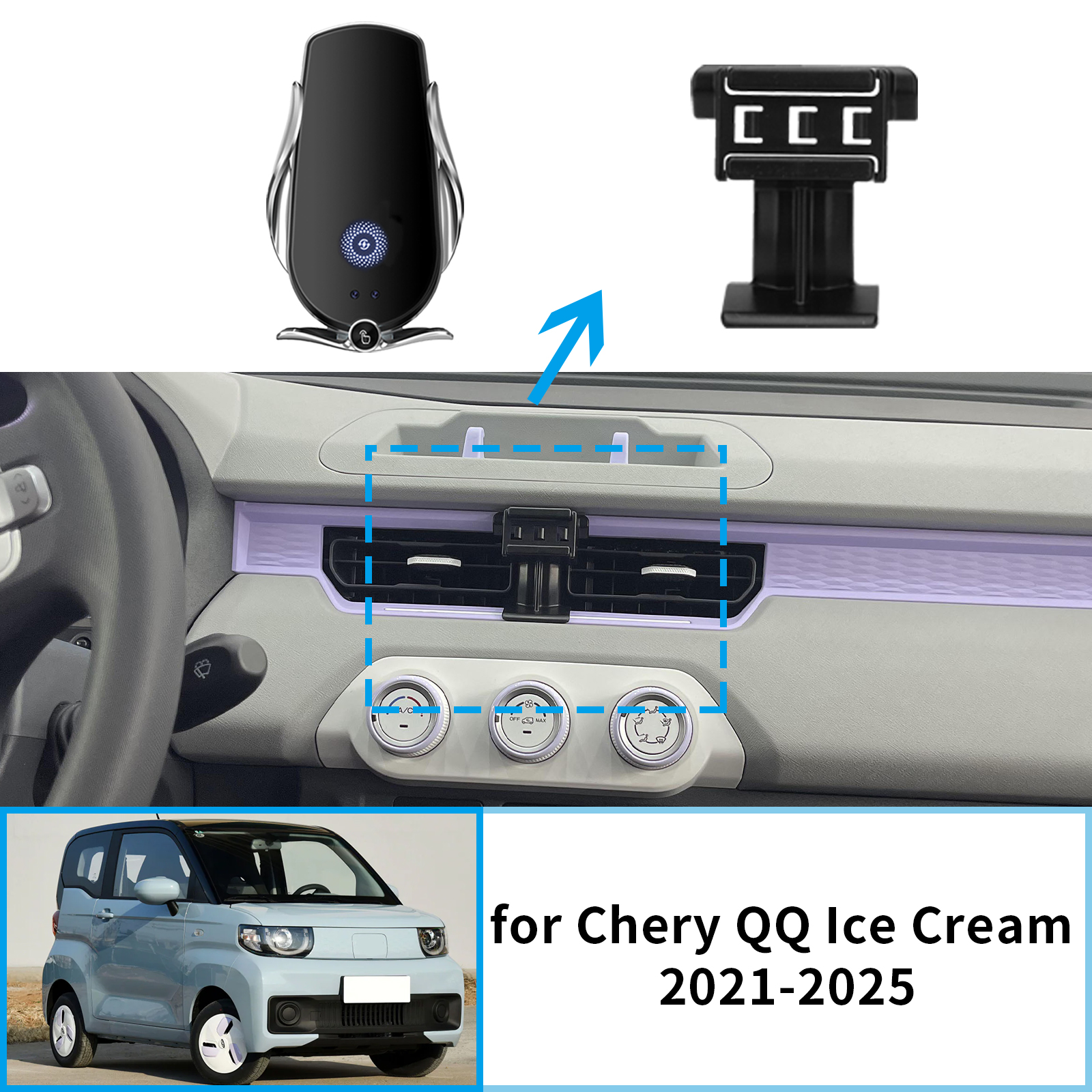 Car Mobile Phone Holder for Ch - Qq Phone Accessories ulasan dan harga