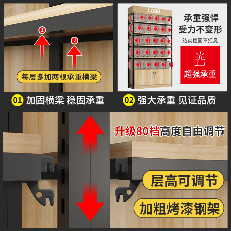 Supermarket Shelf Shelf Conven - Phone Accessories Rack Display ulasan dan harga