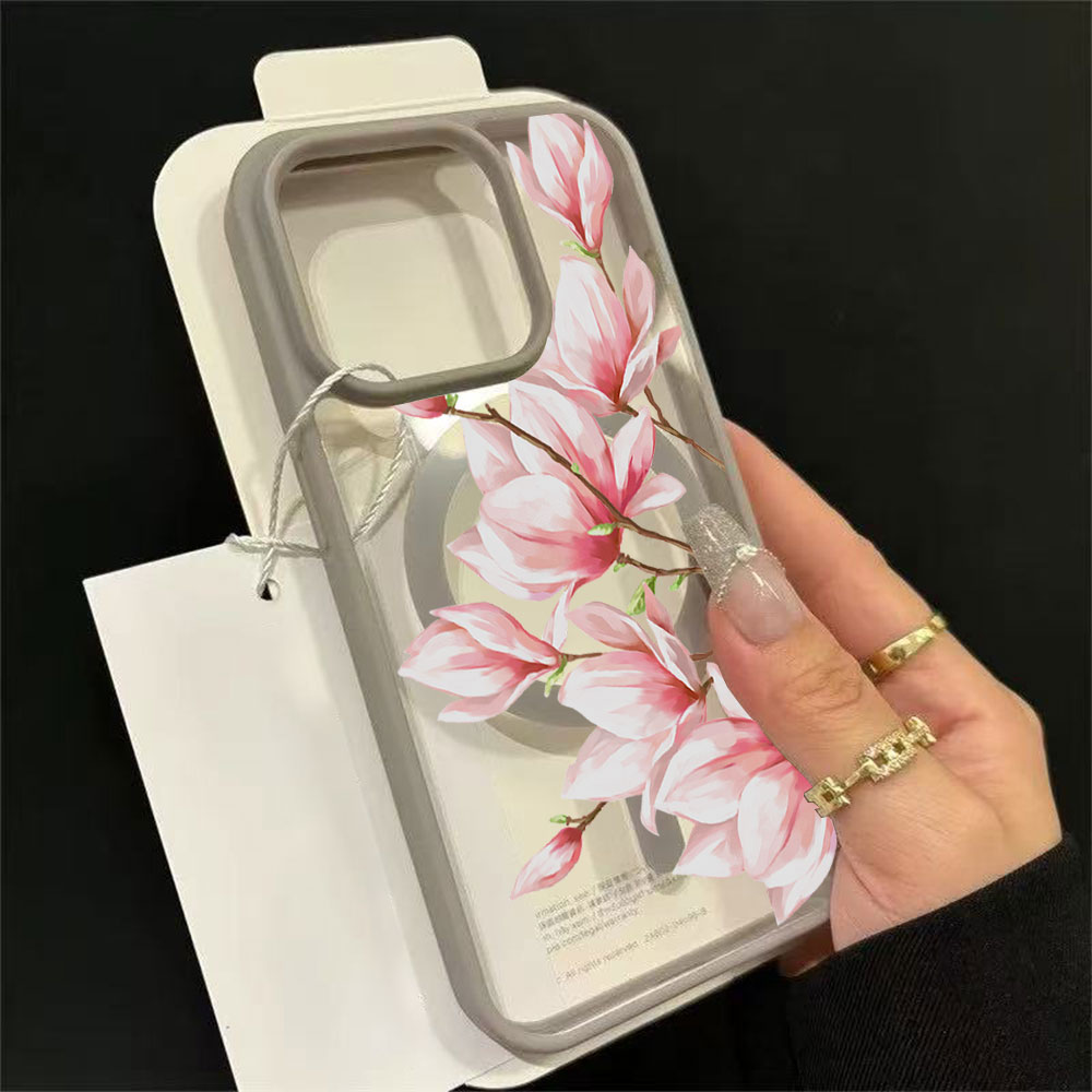 Fashion Flower Magnetic Phone  - Magnetic Phone Case ulasan dan harga
