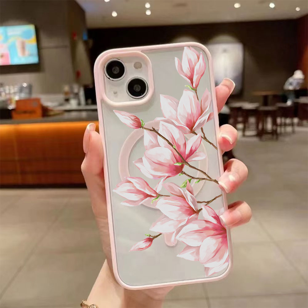 Fashion Flower Magnetic Phone  - Magnetic Phone Case ulasan dan harga
