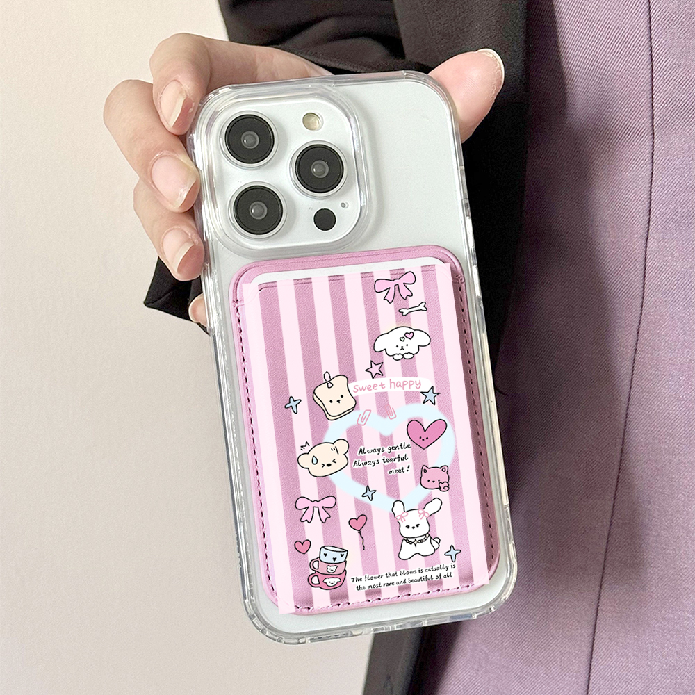 Cute Girly Sketch Style Leathe - Phone Accessories Crochet ulasan dan harga