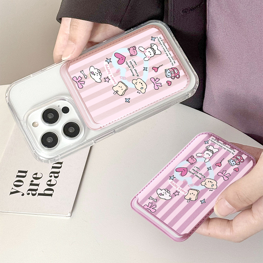 Cute Girly Sketch Style Leathe - Phone Accessories Crochet ulasan dan harga