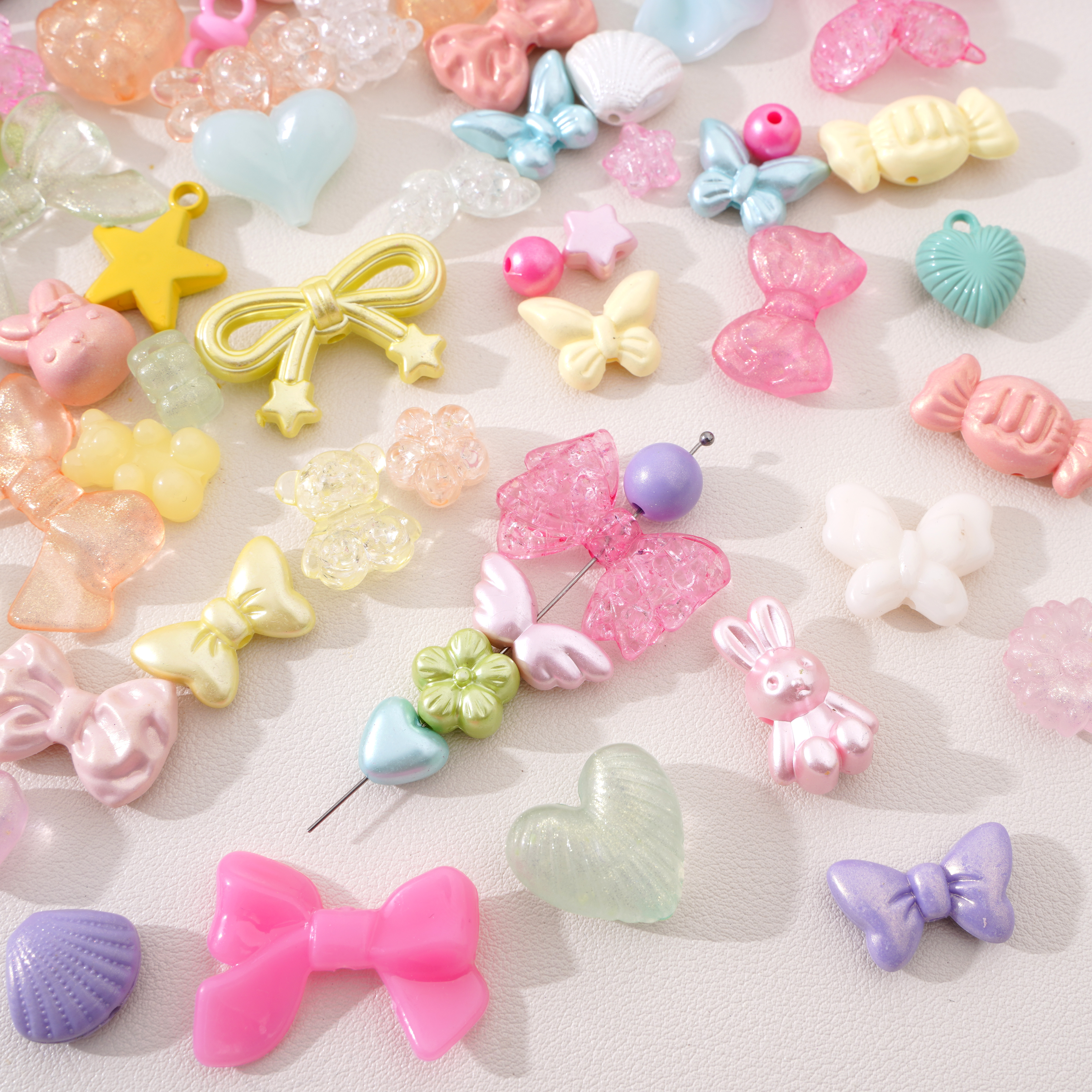 Mixed Style Acrylic Beads Jewe - Phone Accessories Beads ulasan dan harga