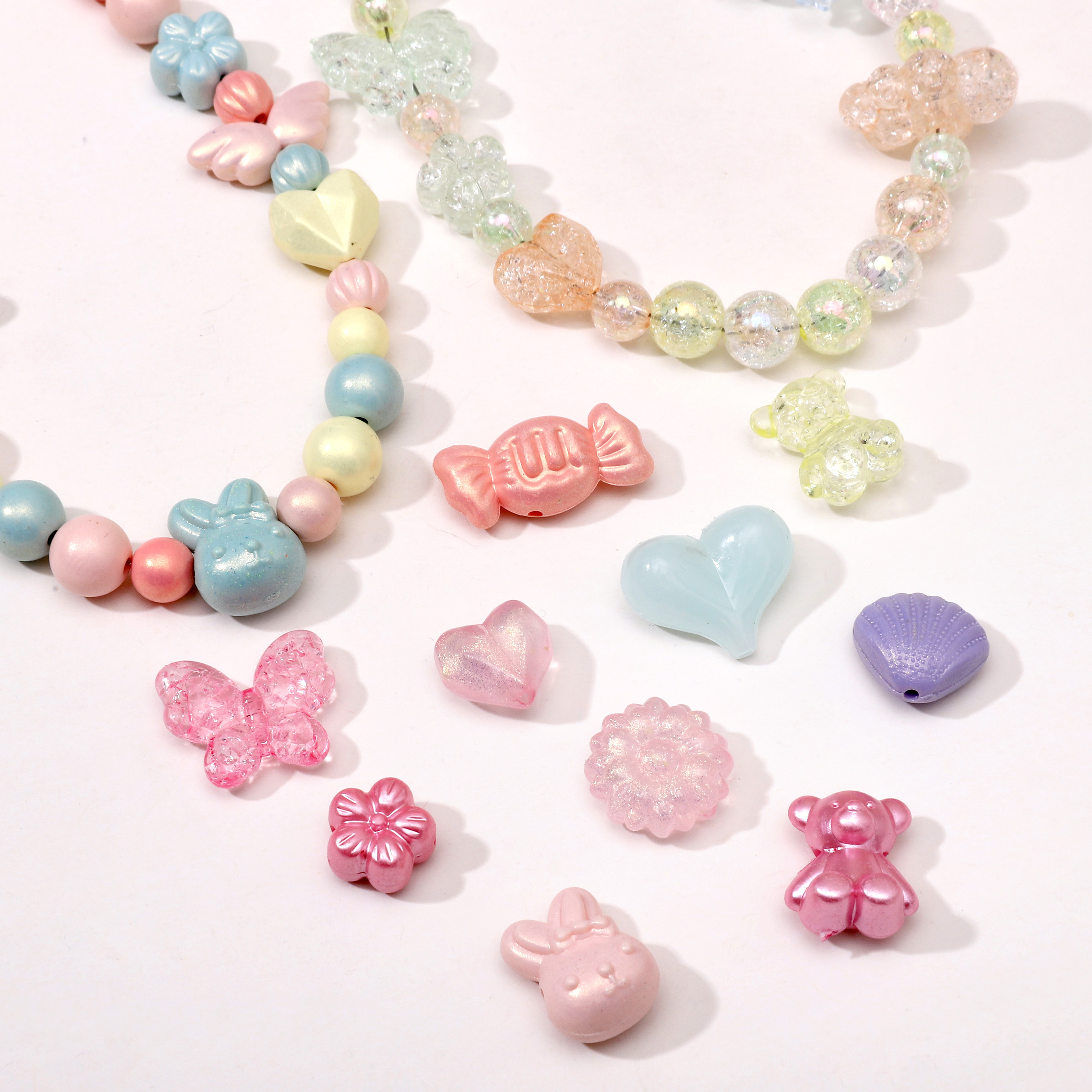 Mixed Style Acrylic Beads Jewe - Phone Accessories Beads ulasan dan harga