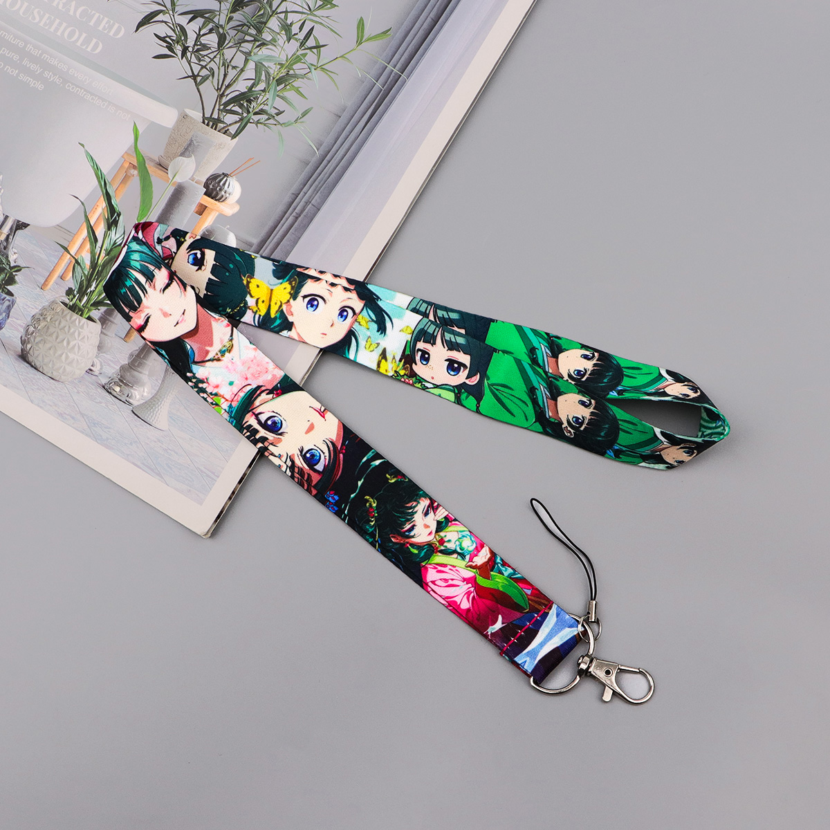 Cute Anime Girl Lanyard Neck S - Phone Accessories Crochet ulasan dan harga