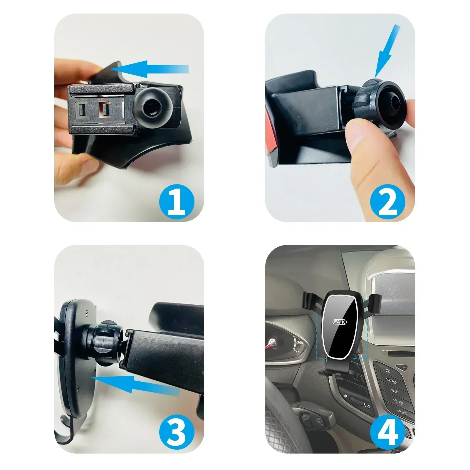 Car Mobile Phone Holder Access - Qq Phone Accessories ulasan dan harga