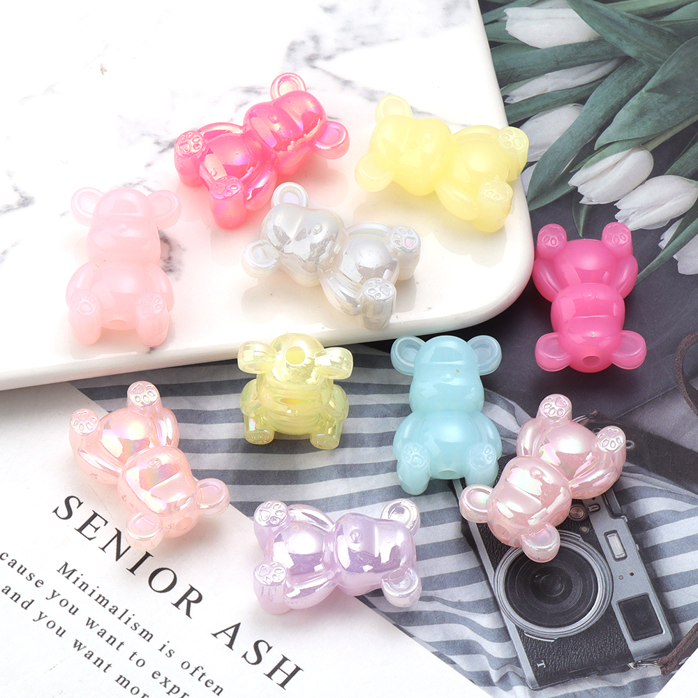 10pcs 17x25mm Acrylic Bead Pla - Phone Accessories Beads ulasan dan harga