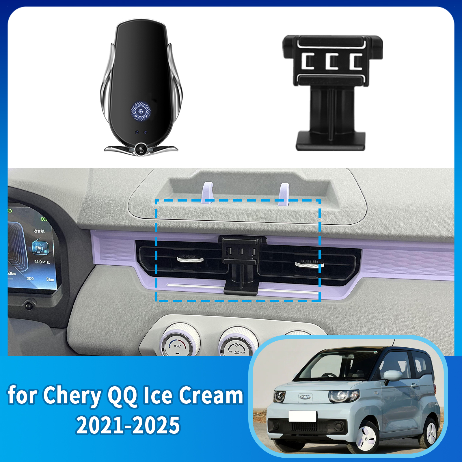 Car Mobile Phone Holder for Ch - Qq Phone Accessories ulasan dan harga