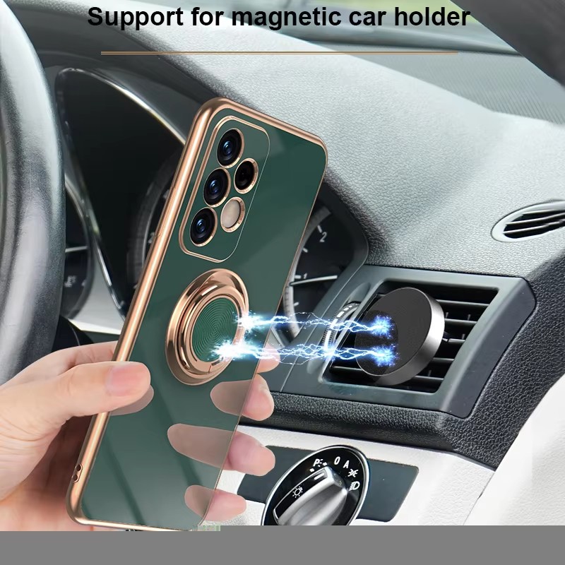 Luxury Plating Magnetic 360°Ri - Phone Accessories Are ulasan dan harga