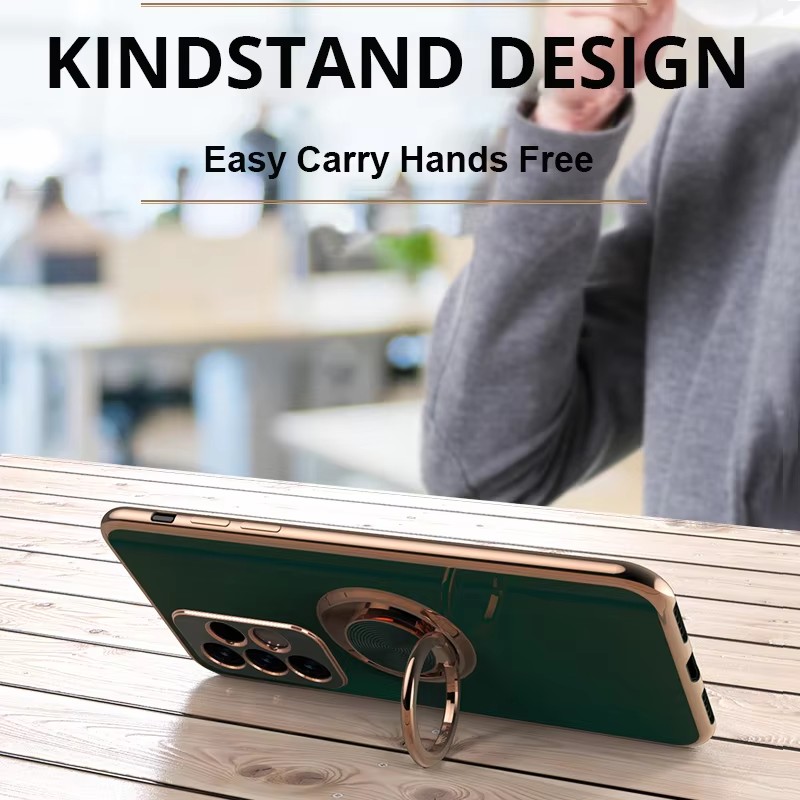 Luxury Plating Magnetic 360°Ri - Phone Accessories Are ulasan dan harga