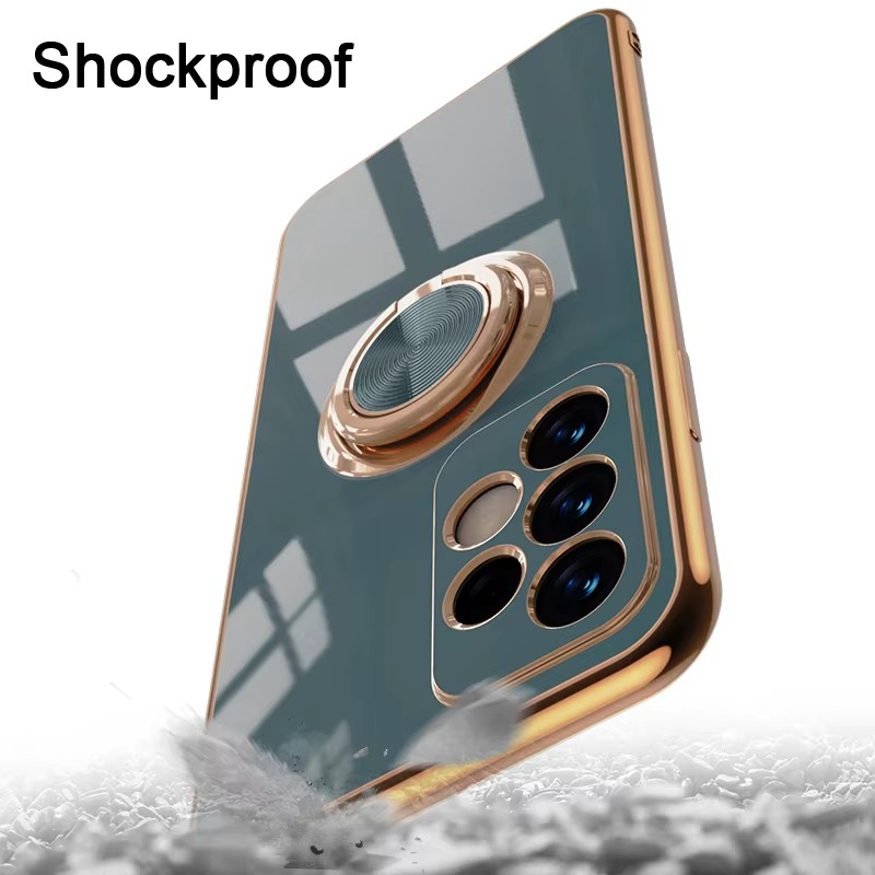 Luxury Plating Magnetic 360°Ri - Phone Accessories Are ulasan dan harga